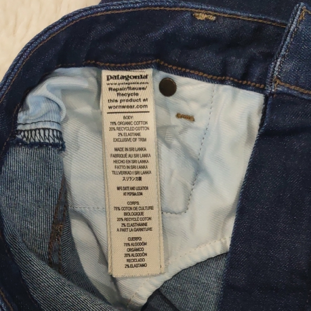 Patagonia, Size 31, Skinny Women's Blue Jeans - Picture 14 of 17